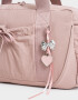 Bolsos Bolso Multipocket Con Charm - Rosa Claro
