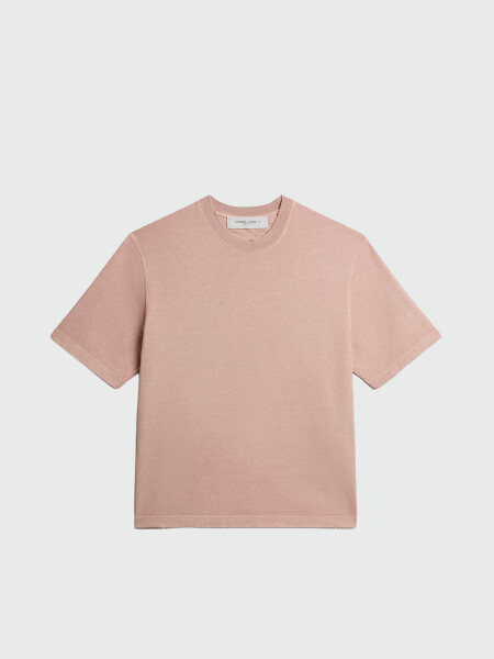 GOLDEN GOOSE - Remera Logo Invertido en espalda 25235
