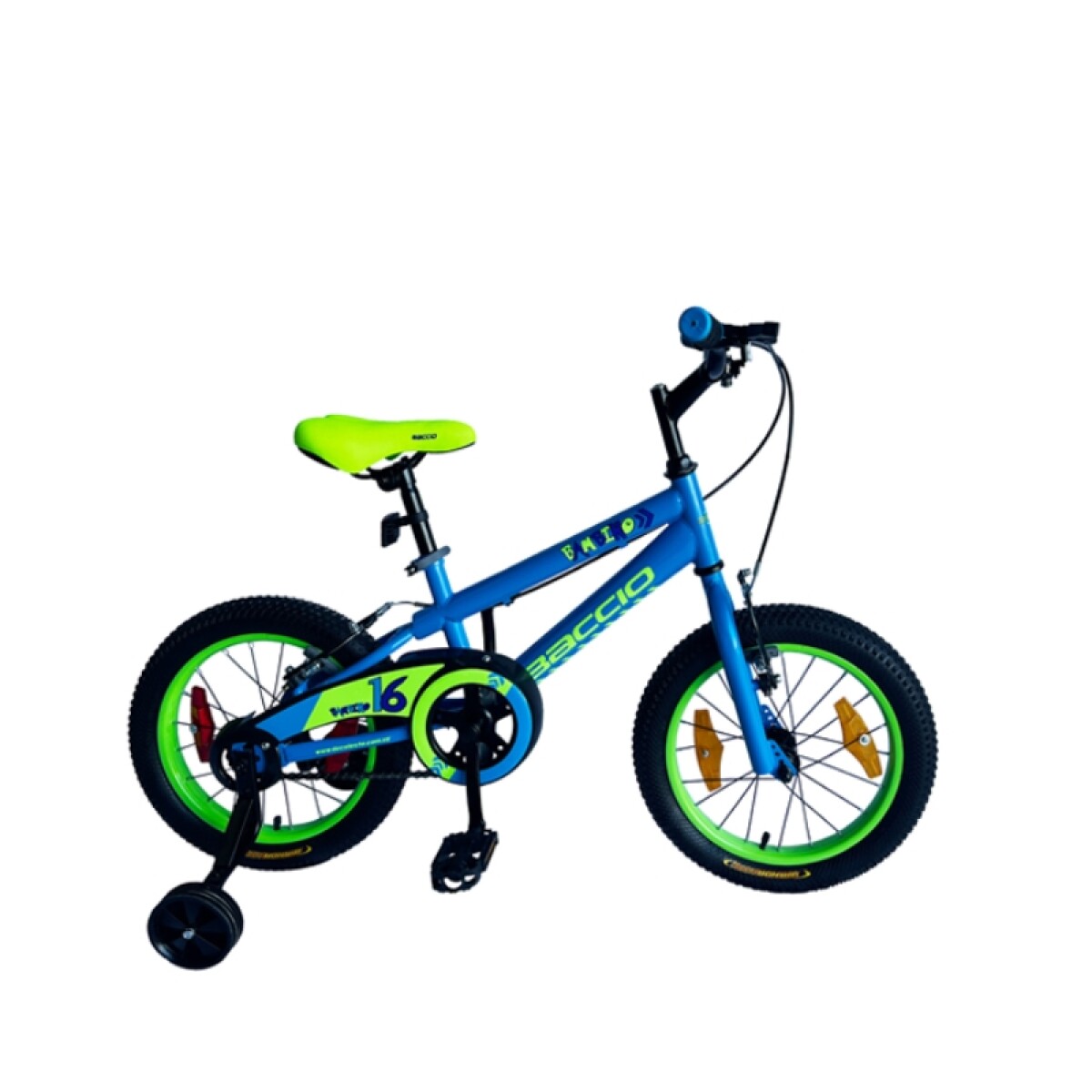 Bicicleta Baccio R.16 Niño Bambino (std) - Turquesa/verde 