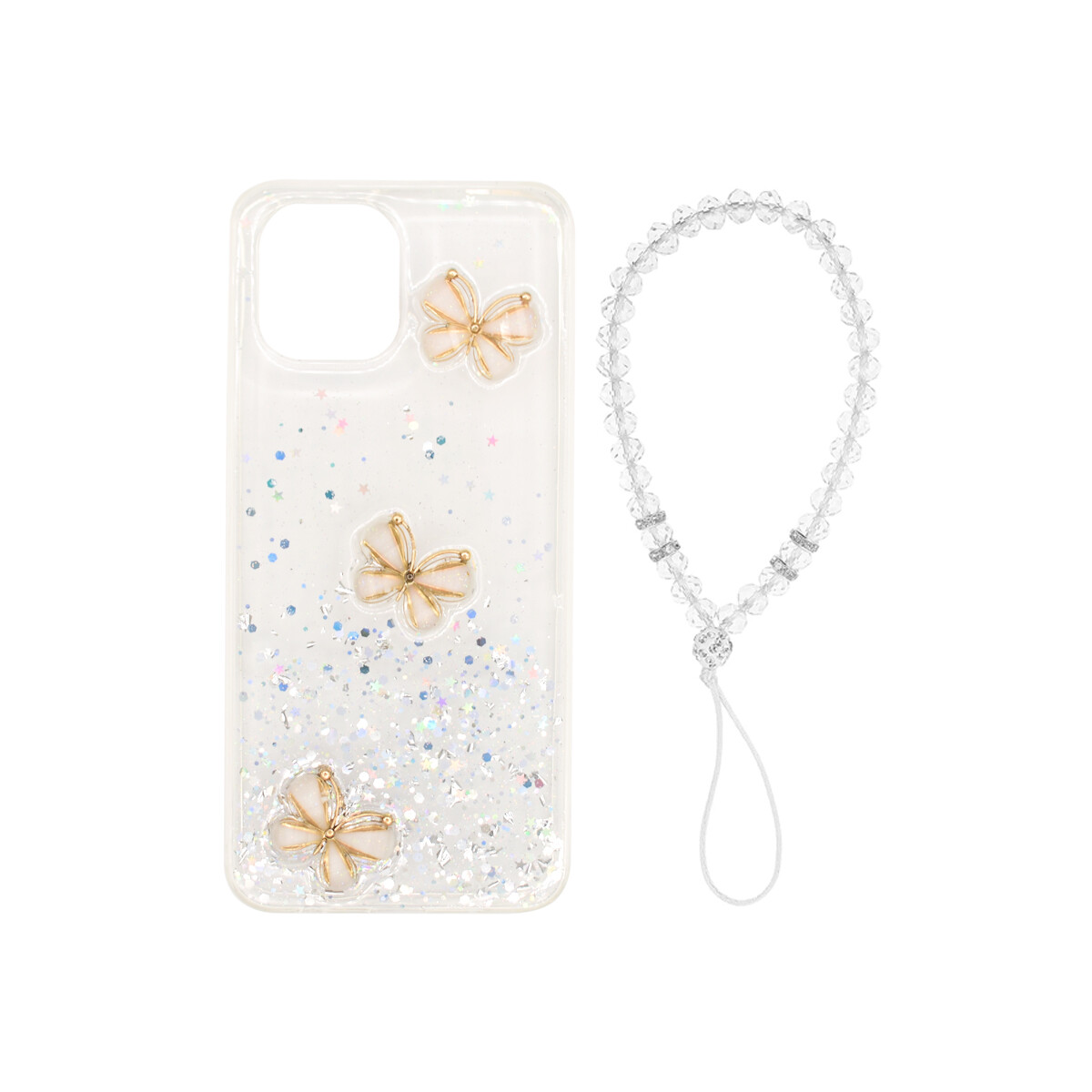 Protector para Xiaomi Redmi A2 mariposa 3D transparente 