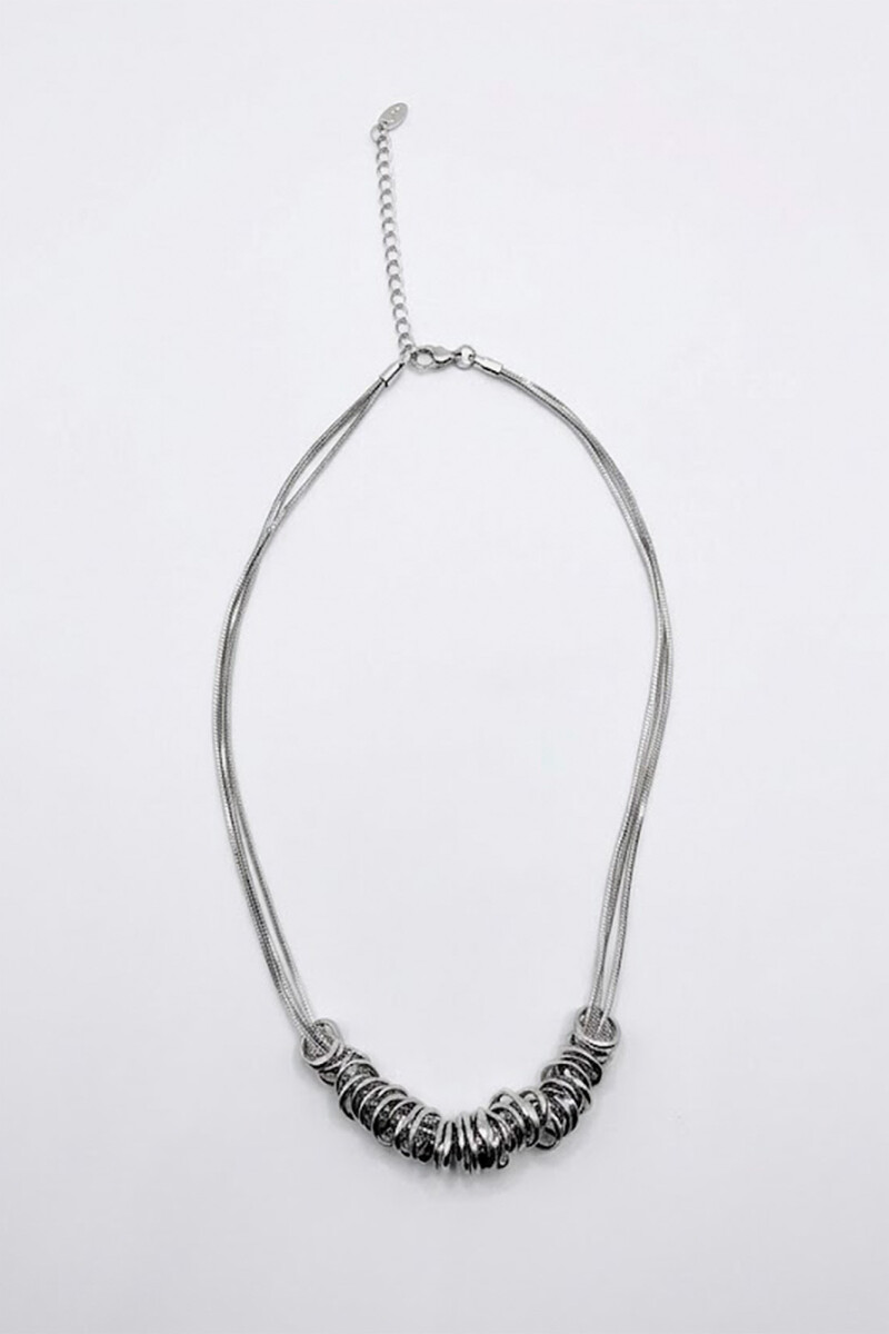 COLGANTE AROS PLATA