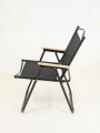 Silla Playa Plegable Alta Negro