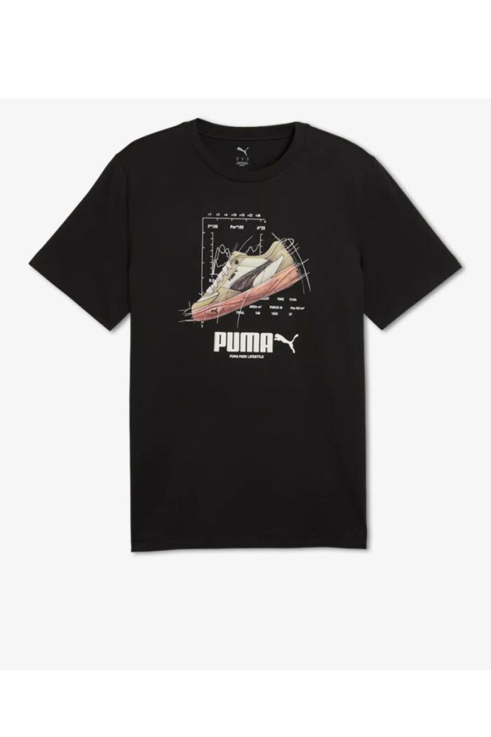 Remera Puma Graphics Sneaker Tee Negro