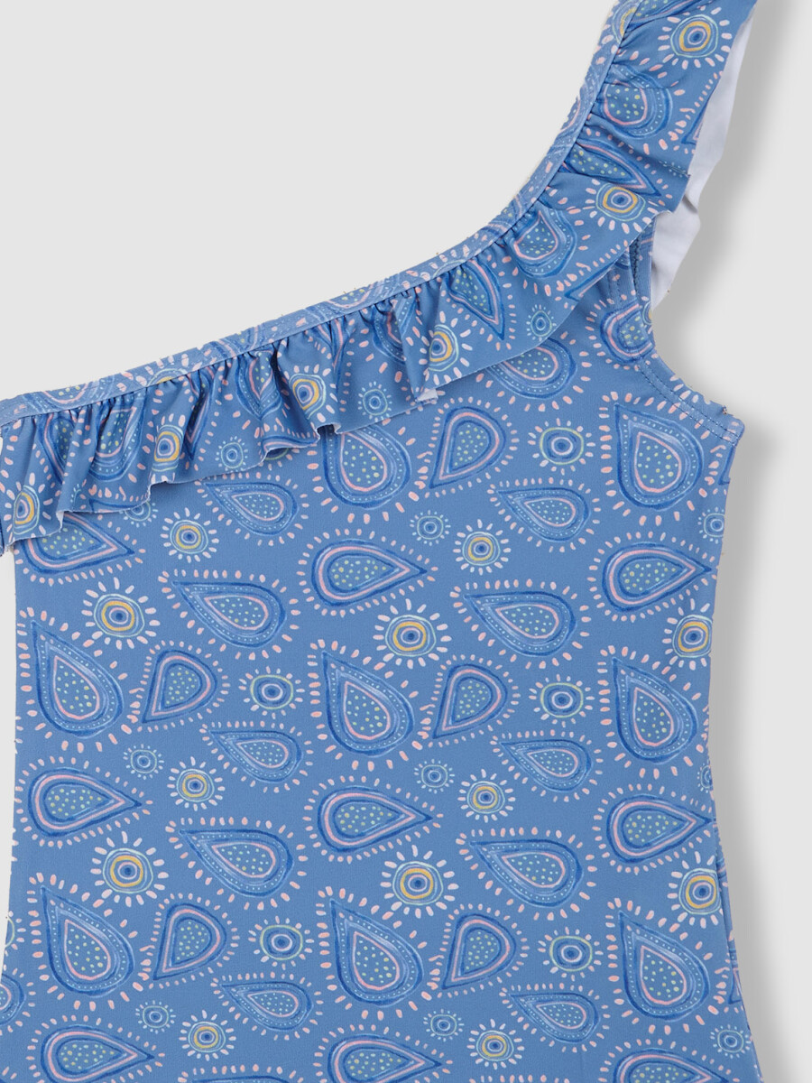 Bañador Estampado Cowboy Azul