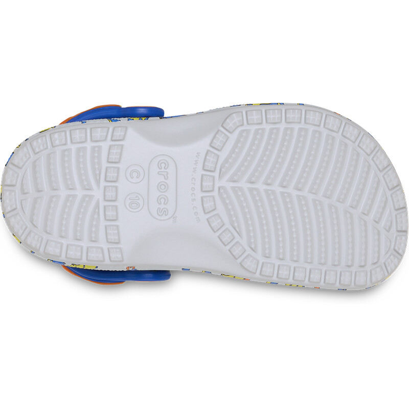 Crocs Classic Clog Dragon Graphic Gris