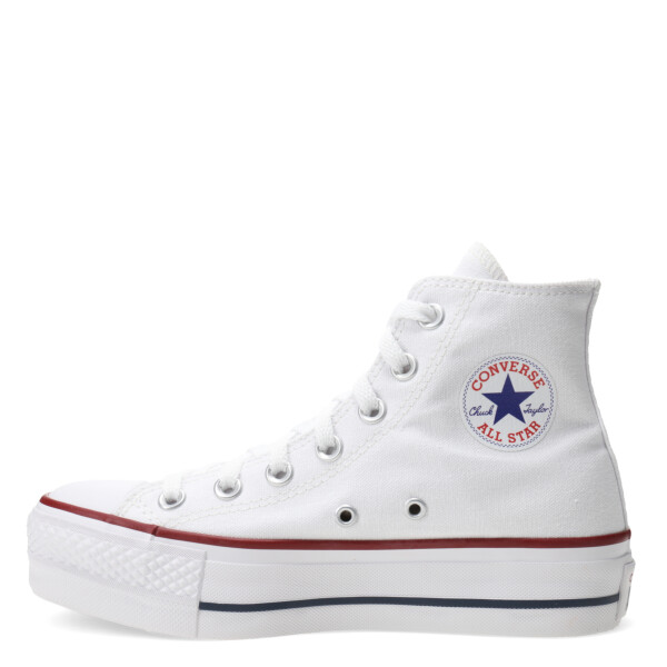 Championes Unisex Converse Chuck Taylor All Star Hi Blanco - Rojo - Azul