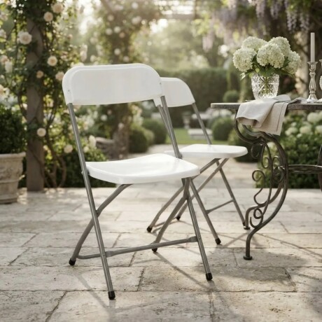 Silla Plastico Reforzada Plegable Eventos Jardin Silla Plastico Reforzada Plegable Eventos Jardin