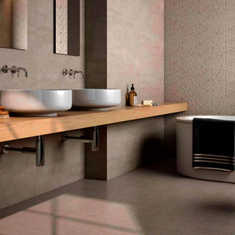 Ceramica Para Pared Gris Mate De 25X70 Serie Down Prissmacer GAMAS DE GRIS