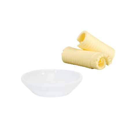 Dip Mantequillero Actualite 8,4x2.3 cm Blanco Porcelana Dip Mantequillero Actualite 8,4x2.3 cm Blanco Porcelana