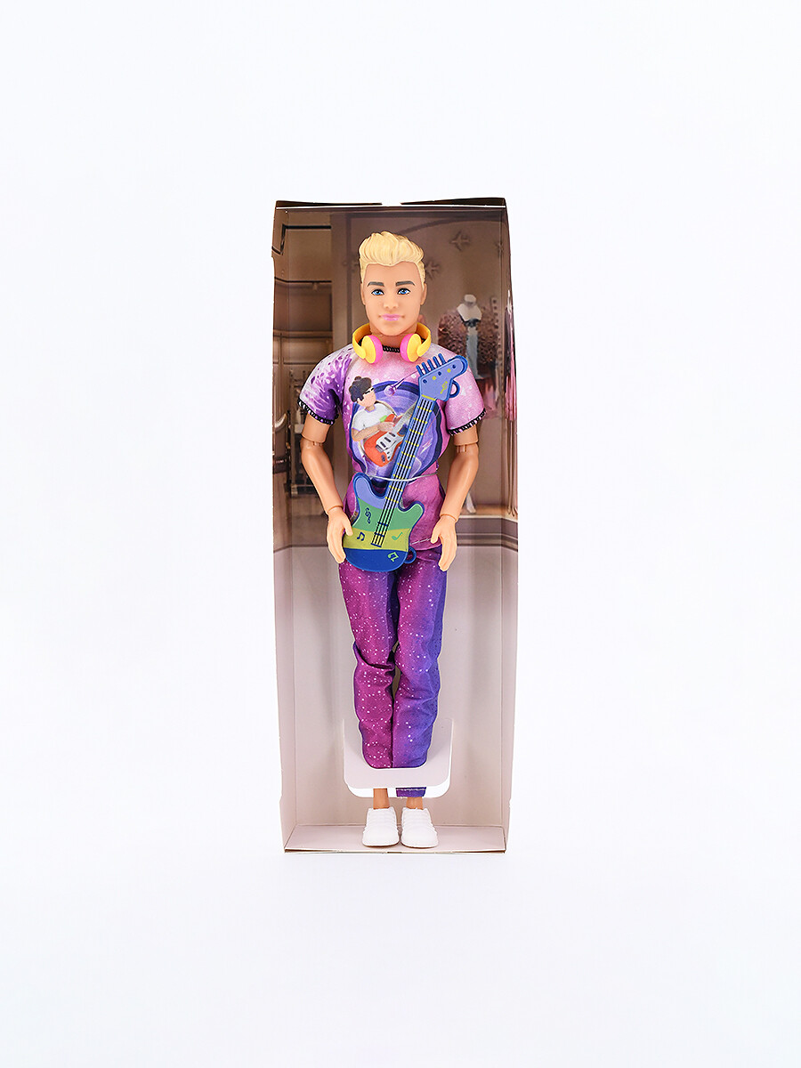 MUÑECO ARTICULADO C/ GUITARRA - VIOLETA 