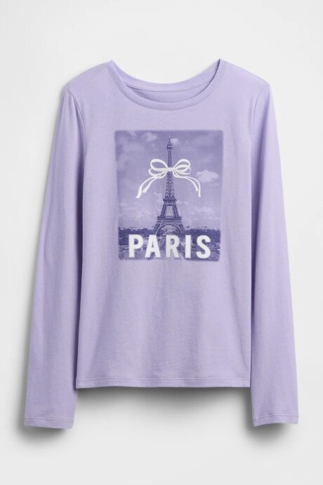 Remera Gráfico Niña Orchid 207