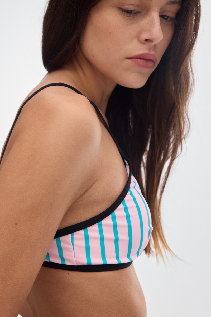 Bikini Top Proa Stripes Aqua