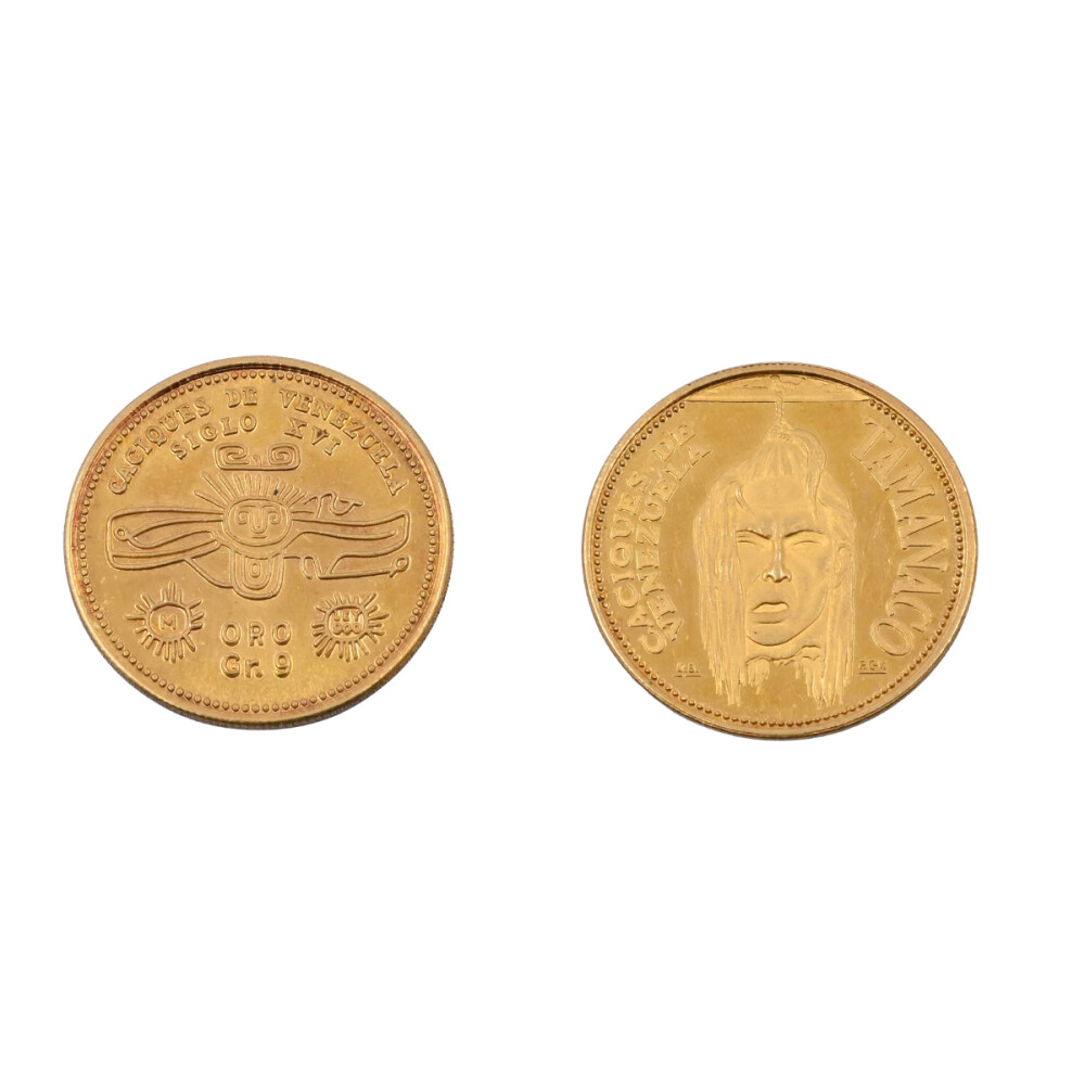 Medalla conmemorativa Caciques de Venezuela Tamanaco. Medalla conmemorativa Caciques de Venezuela Tamanaco.
