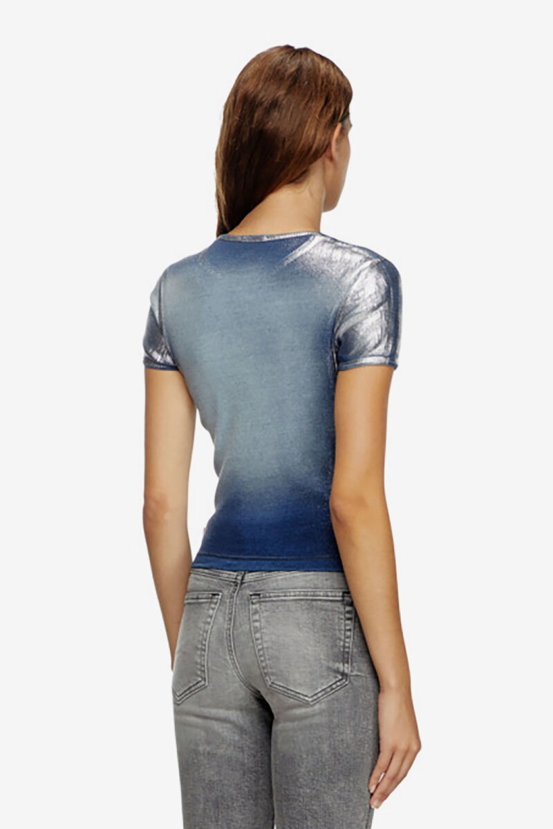 CAMISETA ELE-LONG Azul