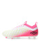 Championes de Niños Umbro Fútbol 11 Limit HG Blanco - Rosado - Amarillo Lima