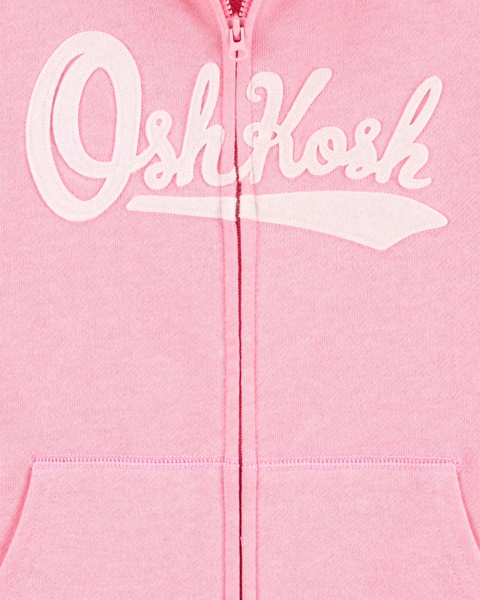 Campera de algodón, con capucha y logo Sin color
