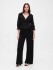 LS RUFFLE COLLAR TOP TRUE BLACK