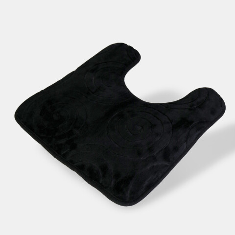 ALFOMBRA NEGRA P/BAÑO 45X45CM Unica