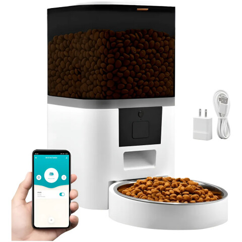 Dispensador Alimentador Mascotas Smart Inteligente 6lt ALIMENTADOR SMART PL 6LT JKQA003