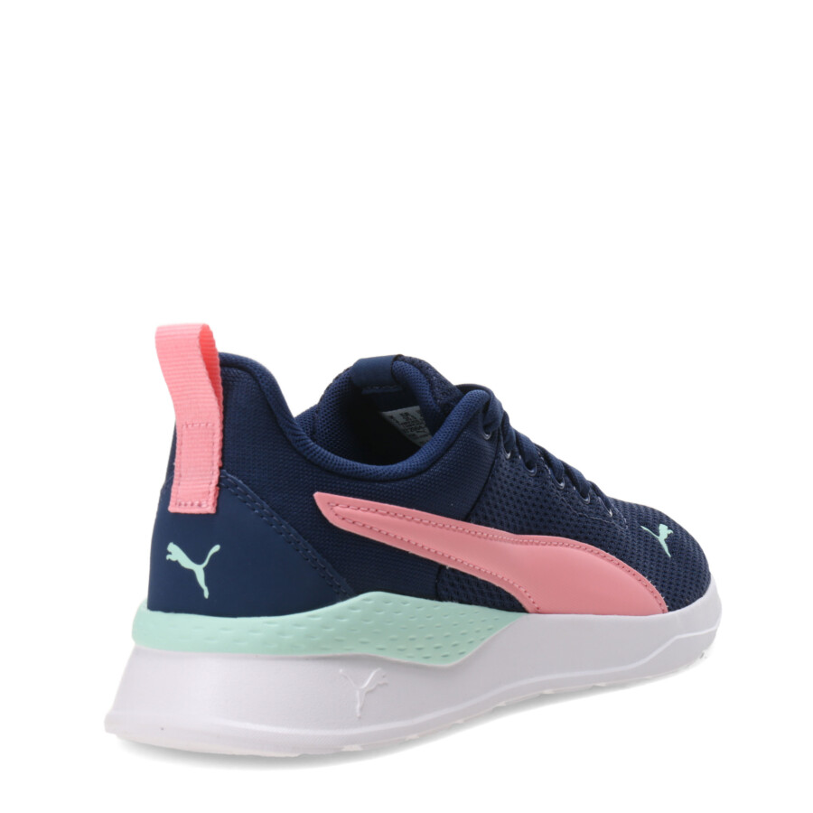 Championes Unisex Puma Anzarun Lite Azul Marino - Rosado - Verde Menta