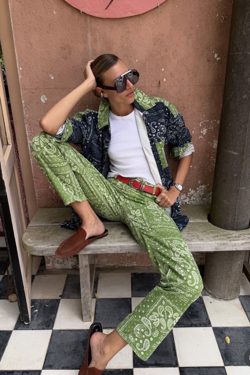 Jean Bandana - Verde 