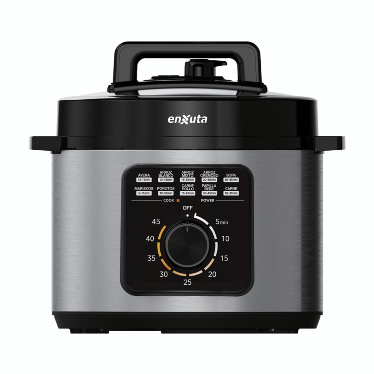 Olla A Presión Eléctrica ENXUTA SDAENXOP9100 1000W Capacidad 5Lts 