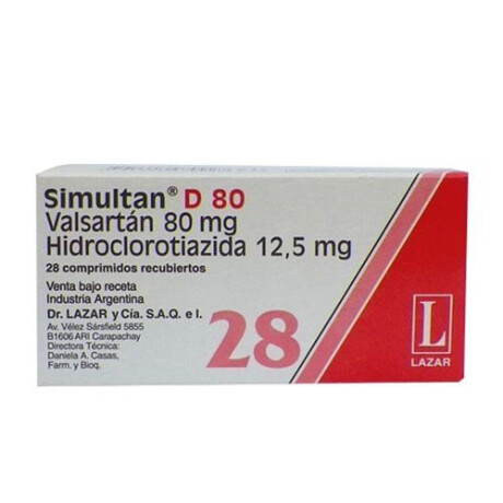 SIMULTAN D 80 MG X28 COMPRIMIDOS SIMULTAN D 80 MG X28 COMPRIMIDOS