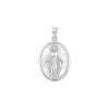 Dije virgen milagrosa - Plata 925 - nacar - CP4766 conpiedra