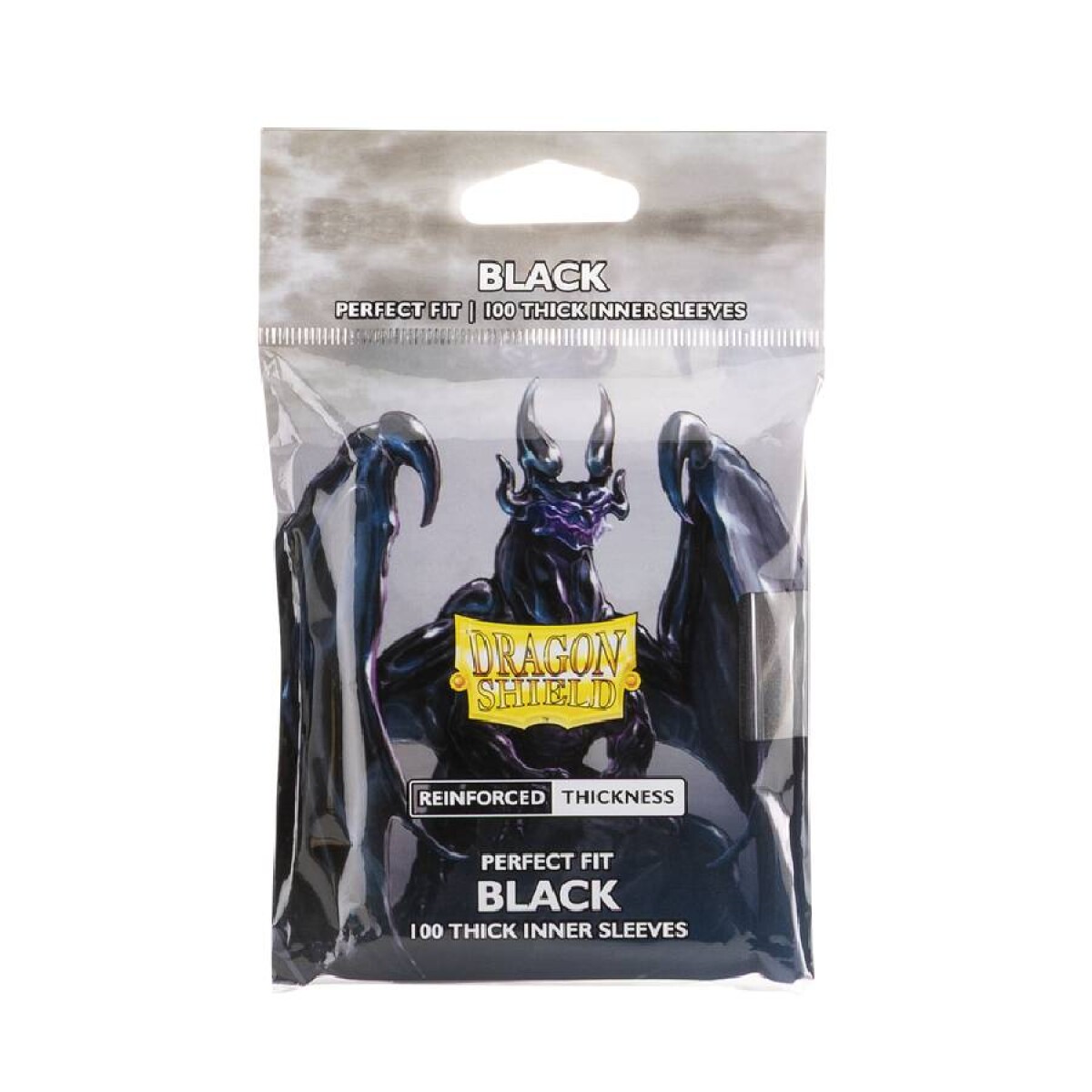 Dragon Shield - Standard Thick - Inner Sleeve Perfect Fit - Black - 100 unidades 