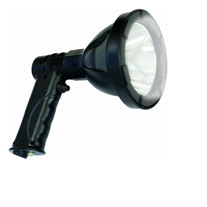 Foco de mano reflector Cree Led T6 10 w recargable NEGRO