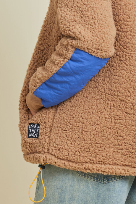 CANGURO S/C ELLES ( SHERPA ) RUSTY Caramelo