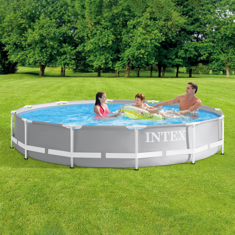 PISCINA ESTRUCTURAL INTEX PREMIUM ACERO 3,66M