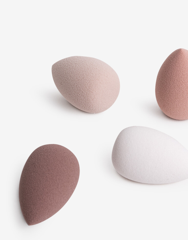 Brochas y Aplicadores Esponjas Set De Mini Esponjas De Maquillaje - Combinacion Multicolor