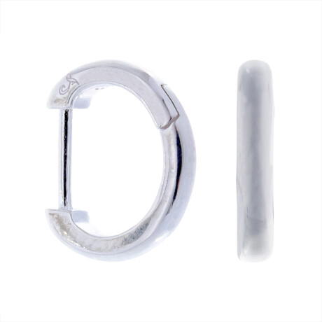 Par de aros de plata 925. Par de aros de plata 925.