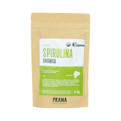 Spirulina Orgánica Prana 80g Spirulina Organica Prana X 80g