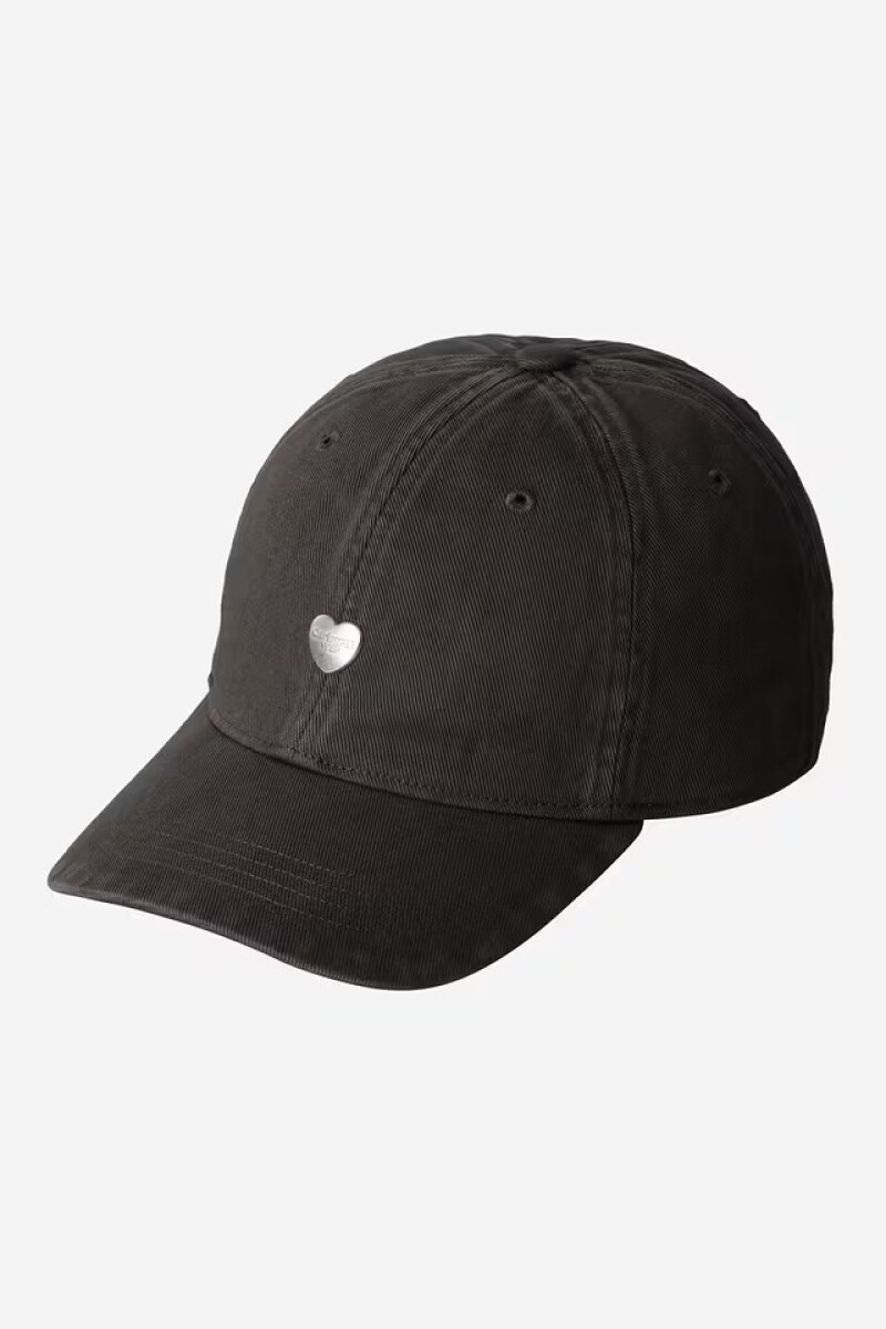 Heart Metal Cap Negro