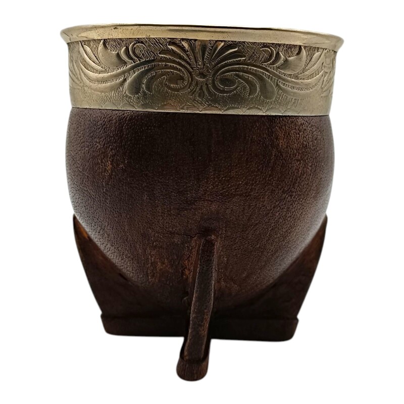 Mate Imperial labrado con apliques en bronce - ALPACA - 13 marrónuniforme