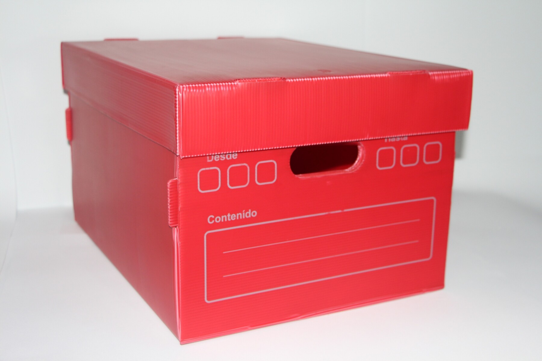 CAJA BIBLOS MULTIUSO - COLOR ROJO 
