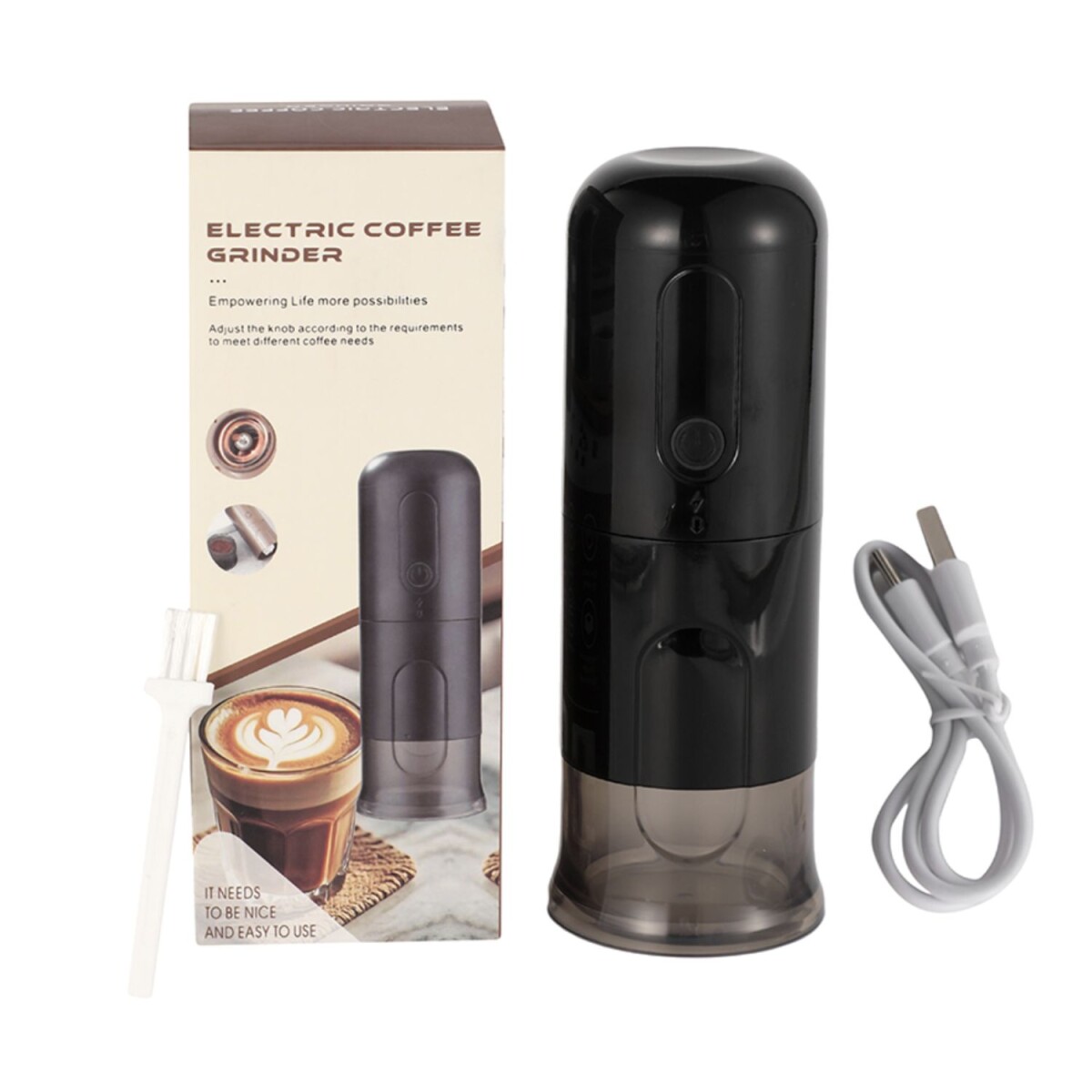 Molinillo Eléctrico De Granos De Café Portátil 