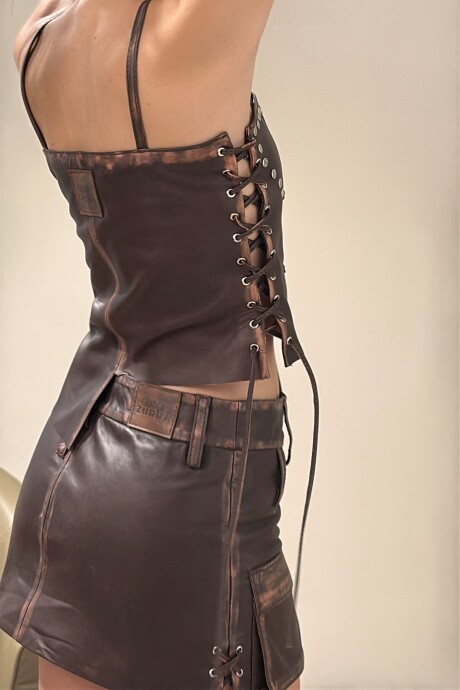 TOP CURUCHET MARRON