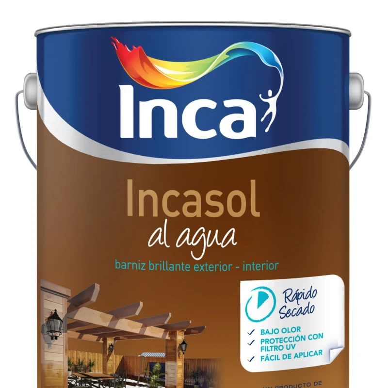 Barniz Incasol Al Agua 1lt. Barniz Incasol Al Agua 1lt.