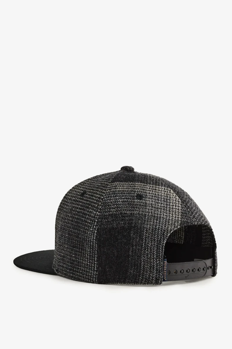 PATCHWORK FLAT BRIM Negro