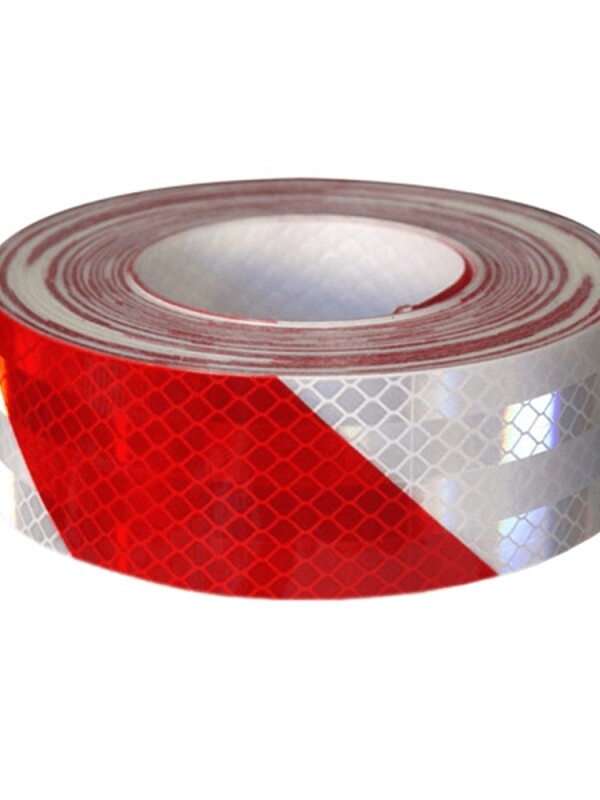 CINTA REFLECTIVA ROJO Y BLANCA 3M - MT N/A