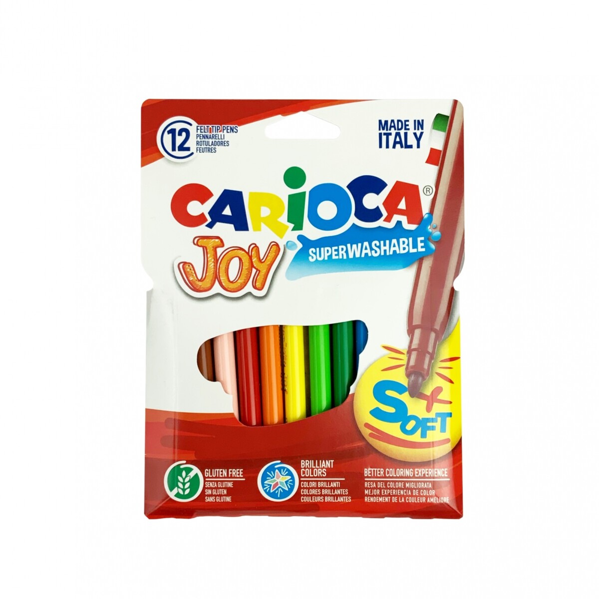 Marcador Carioca Fino Joy - x12 