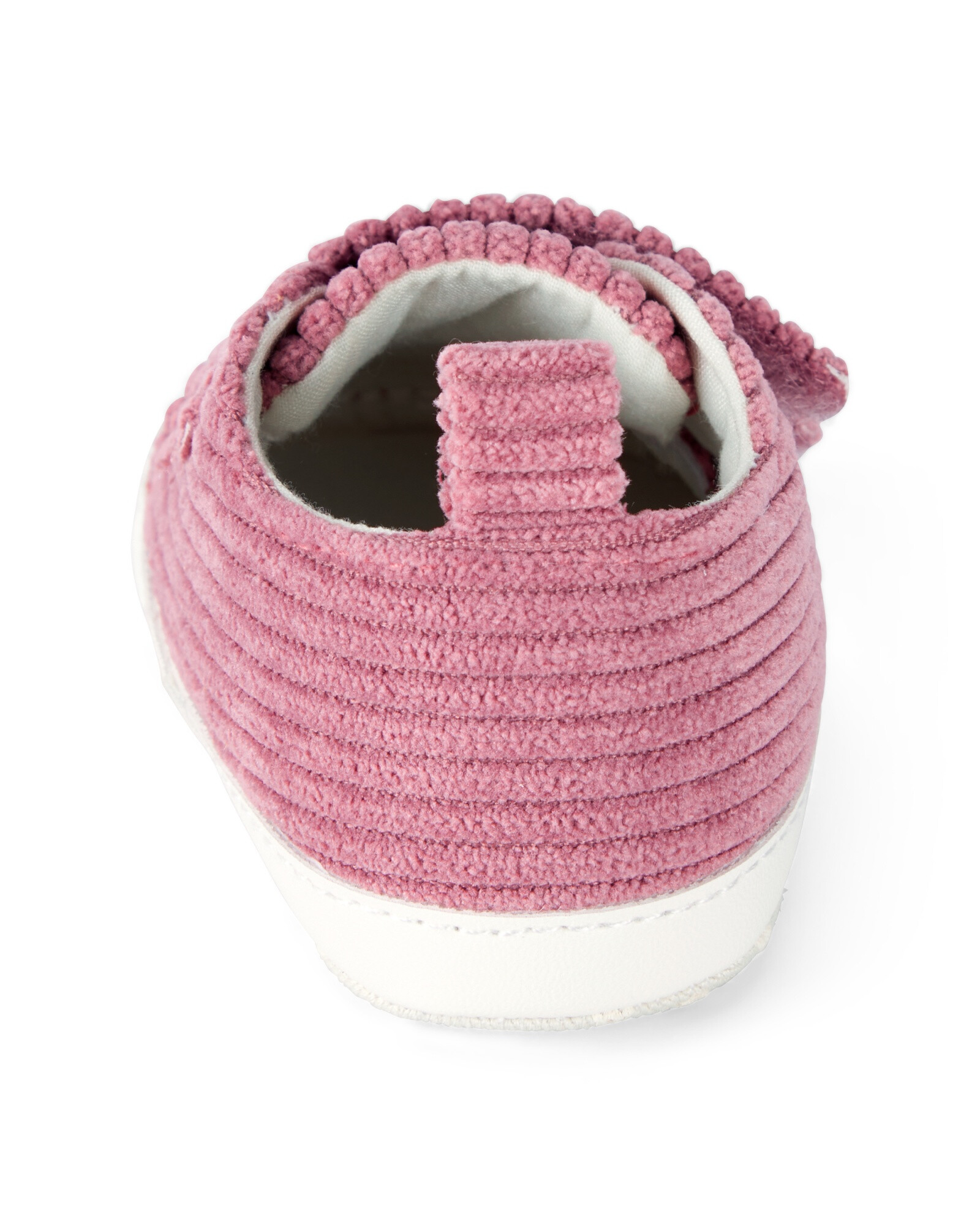 Zapatillas de pana, con velcro Sin color