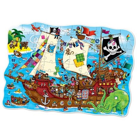 Puzzle de 100 piezas Barco Pirata Puzzle de 100 piezas Barco Pirata