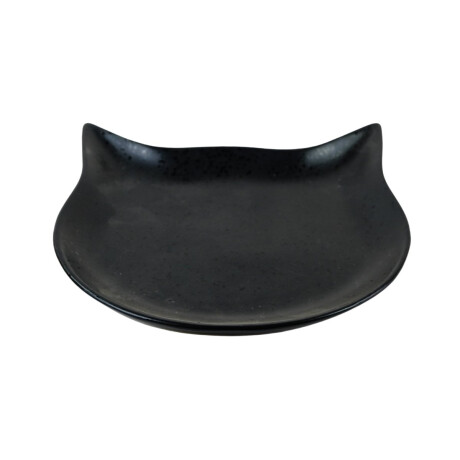 Plato llano de ceramica con forma de gato Plato llano de ceramica con forma de gato