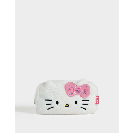 Cartuchera Peluche ''hello Kitty'' Blanco