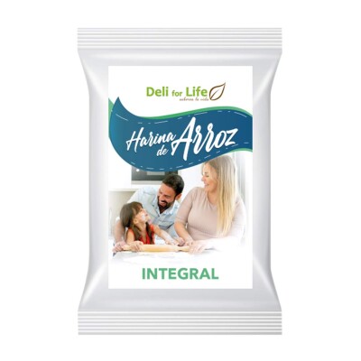 Harina De Arroz Integral Sin Gluten Deli FOR Life Harina De Arroz Integral Deli