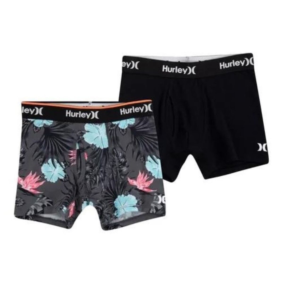 Pack Boxer x2 Hurley Niño Floral Black - S/C 